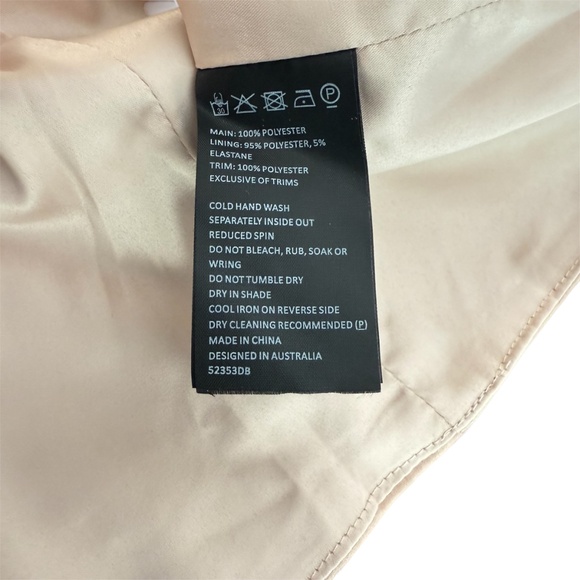 BARDOT Nude/Black Lace Sleeveless Flocked Pencil mini Dress 6 - Picture 5 of 9